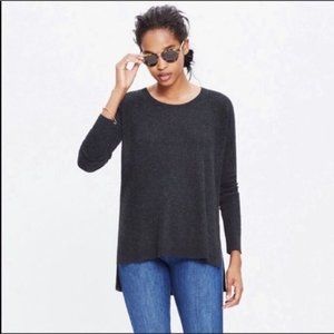 Madewell wool and alpaca dark charcoal sweater size XSmall